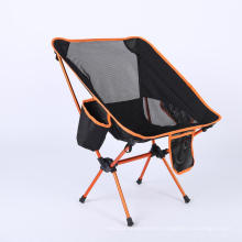 Heavy Duty Aluminum Folding Beach Chair Camping Chair With Cup Holder Foldable Chair